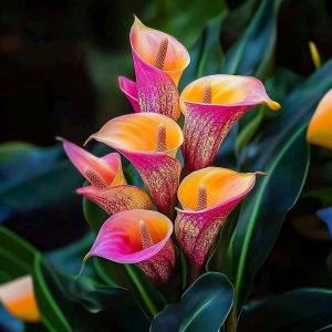 Калла Оникс купить по цене от 450р. в интернет-магазине «Посадика» с доставкой почтой в в Байкальске и по всей России – [изображение №1].